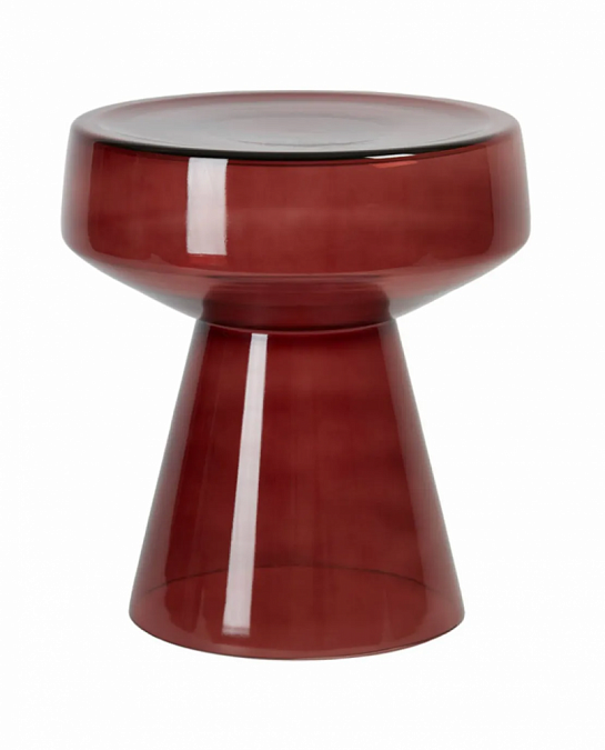 купить бордовый приставной столик "флумс"