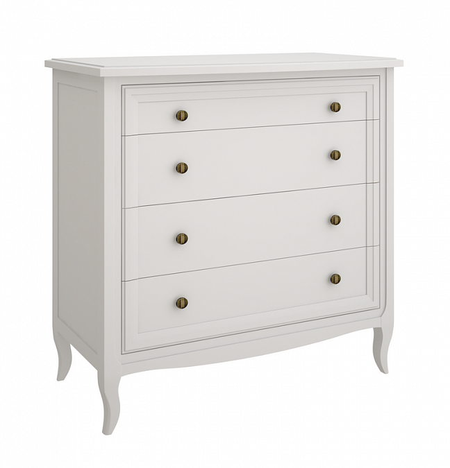Комод Majessa White 4 ящика