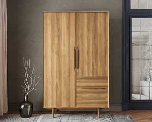 Шкаф Bruni двустворчатый с ящиками