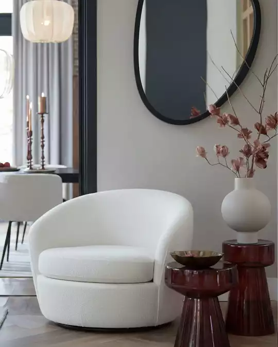 купить бордовый приставной столик "флумс"