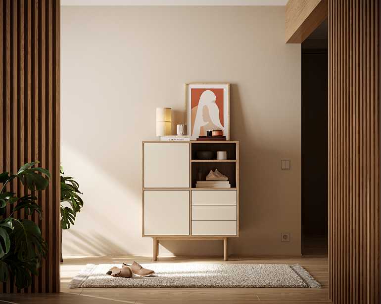 купить комод alice с дверками alc09