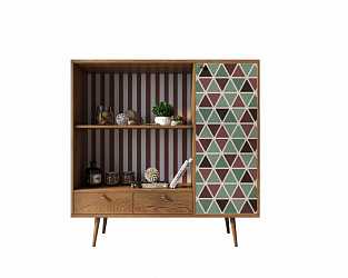 Стеллаж с нишей "Berber" (26 принт)