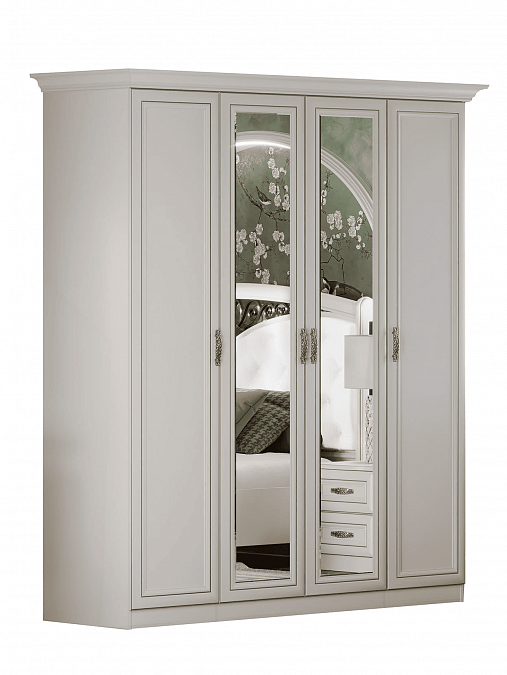 Спальный гарнитур "Оливия" 4 ст. (с комодом)