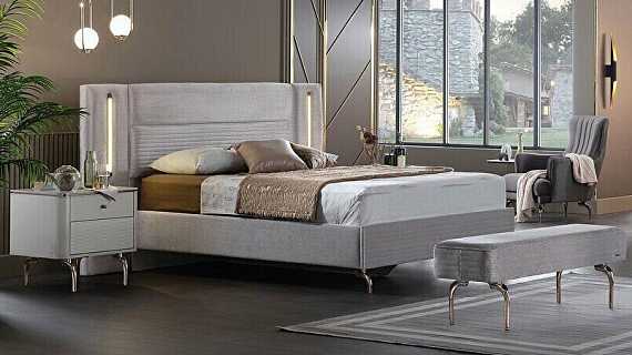 Кровать с подсветкой Larissa 150*200