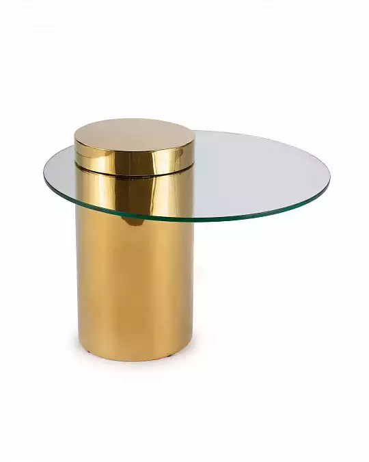 купить золотой приставной столик "мартиника" малый