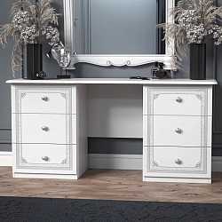 Туалетный стол Грация, серебро