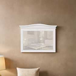 Зеркало настенное Majessa White широкое