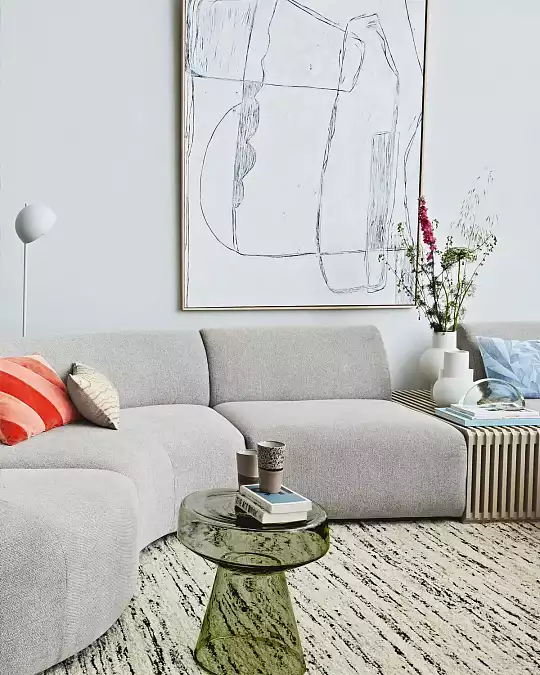 купить оливковый приставной столик "флумс"