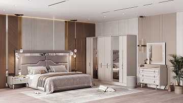 Спальный гарнитур "Стиль" silver