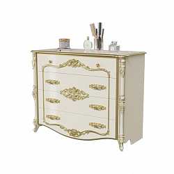 Комод Дольче Вита слоновая кость/золото