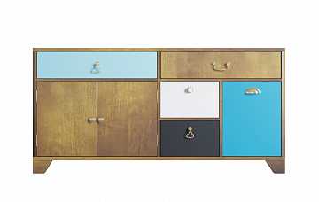 Комод большой под TV Aquarelle