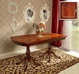 Стол обеденный раскладной Атланта Pecan №50