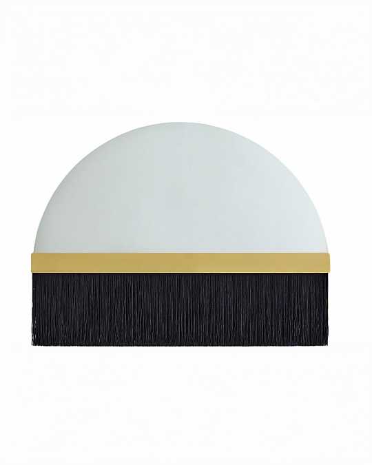 купить декоративное зеркало "арья" с черной бахромой