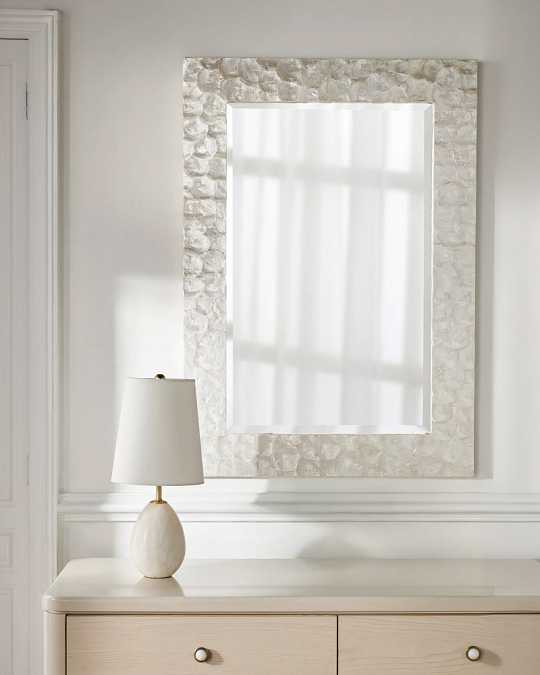 купить зеркало в раме из перламутра "брандо"