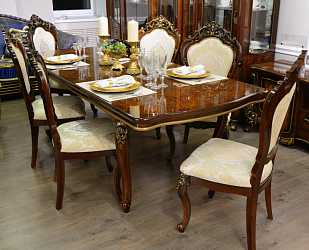 Обеденная группа "Джоконда" корень дуба