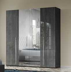 Шкаф Sarah 4-дверный с зеркалом