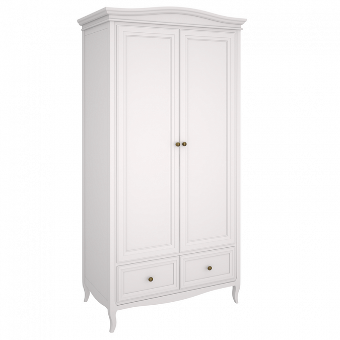 Шкаф 2-дверный Majessa White