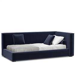 Кровать пристенная K46 синяя