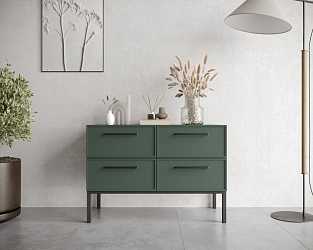 Комод с четырьмя ящиками Nicole green