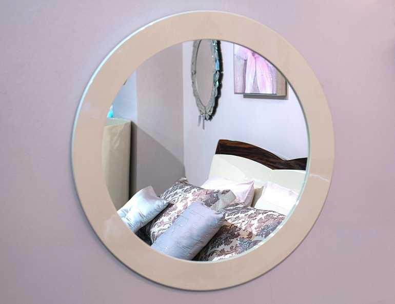 зеркало круглое brilliance (beige)