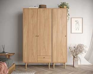 Шкаф трехстворчатый Bubble Solid BBL114S