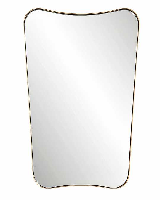 купить золотое настенное зеркало "кейн"