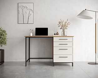 Стол рабочий Nicole с одной тумбой