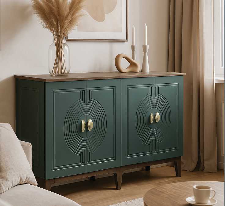 Комод Калипсо четырехдверный