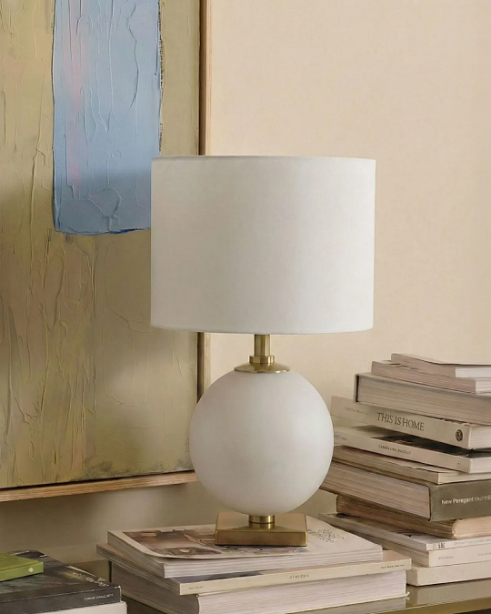 купить белая настольная лампа "иветт" малая