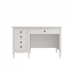 Cтол письменный однотумбовый Majessa White