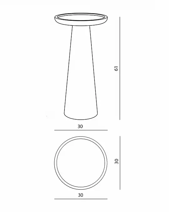купить приставной столик "гирт" малый