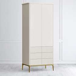 Шкаф Primo gold узкий с 6 ящиками