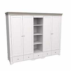 Шкаф 5-дверный Бейли антрацит 88145