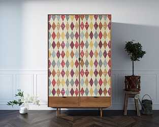 Шкаф Bruni двустворчатый с 2 ящиками, BR27/2P