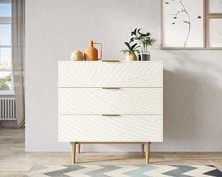 Комод с тремя ящиками  "Line" beige