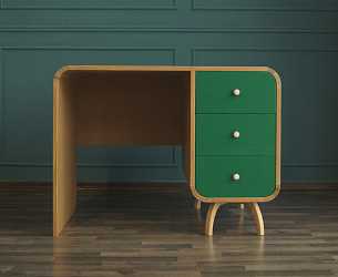 Рабочий стол "Ellipse" с одной тумбой