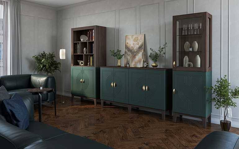 Комод Калипсо четырехдверный