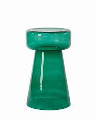 Изумрудный приставной столик "Флумс" малый