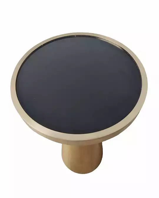 купить золотой приставной столик "ридж"