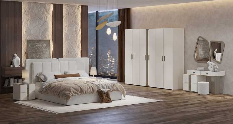 Шкаф шестидверный "Леонардо" (глухие дверцы)