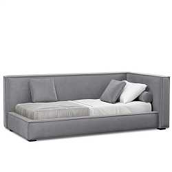 Кровать пристенная K46 серая