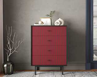 Комод Emerson EM18 red