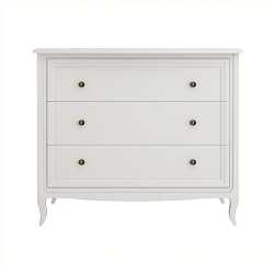 Комод Majessa White 3 ящика