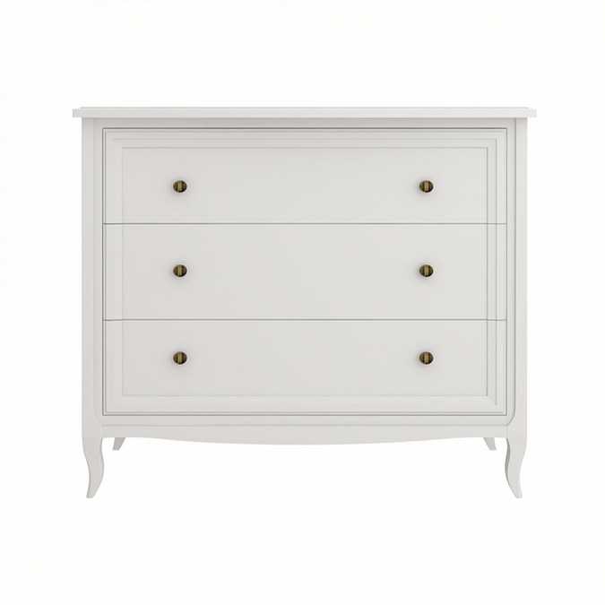 Комод Majessa White 3 ящика