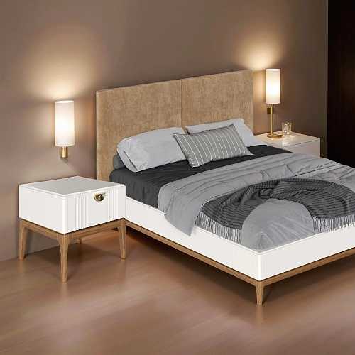 Кровать Bari с мягким изголовьем