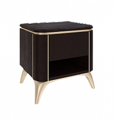 Тумба прикроватная на ножках Luna Венге