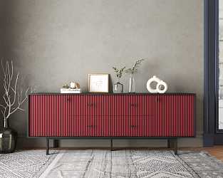 Комод Emerson EM19 red