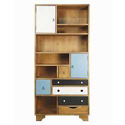 Стеллаж Aquarelle Birch (темный)