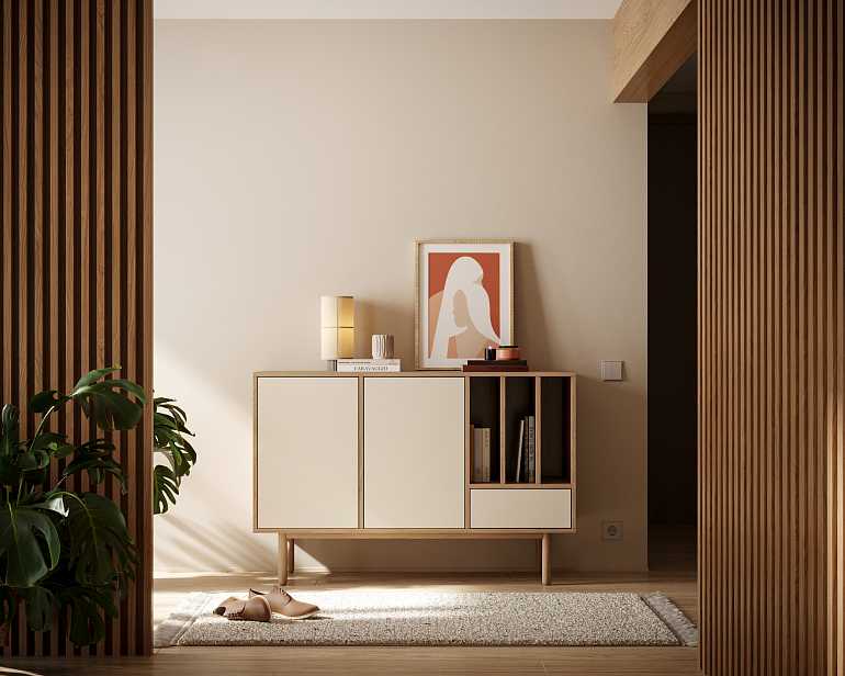 купить комод alice с двумя дверками и ящиком