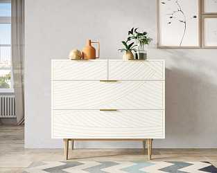 Комод с четырьмя ящиками "Line" beige